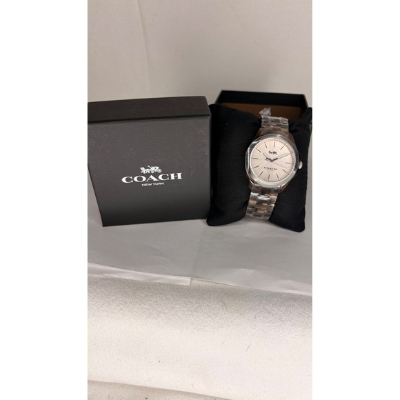 Coach Greyson Dial Brown Tortoise Resin Bracelet Watch 14503822 NEW main image 2